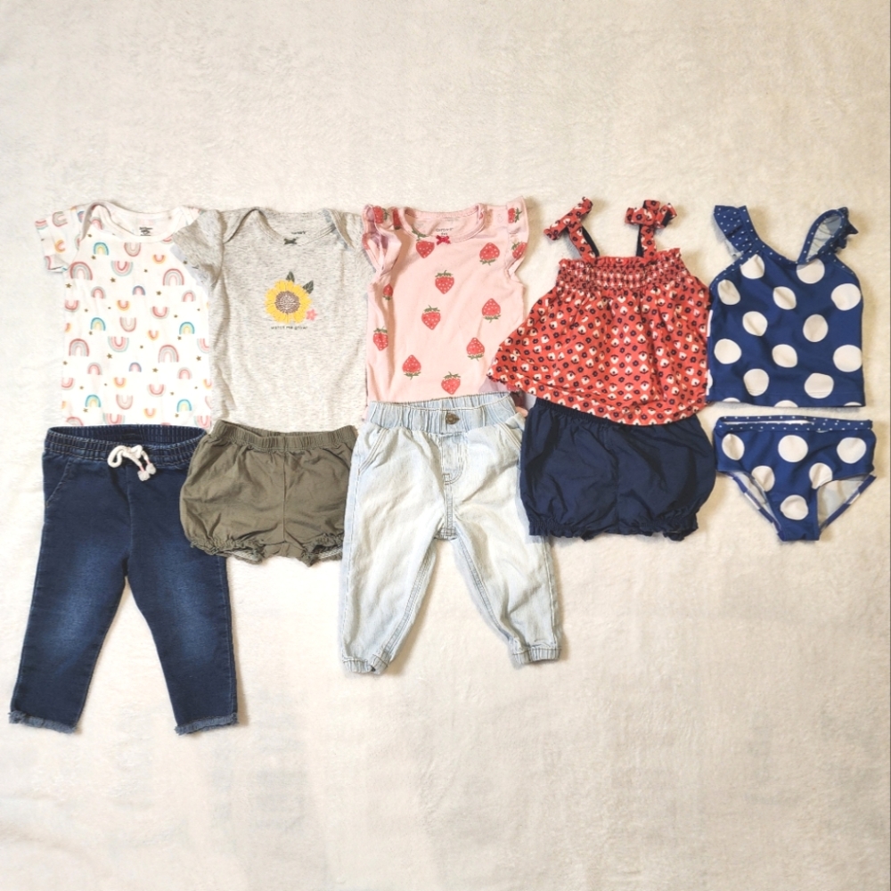 Baby Girl 6-9 Months Mixed Lot Clothes bundle For Spring & Summer